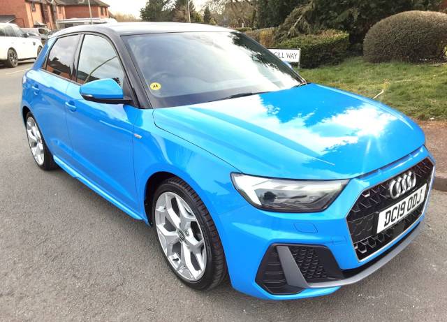 Audi A1 1.0 30 TFSI S Line 5dr Hatchback Petrol Blue