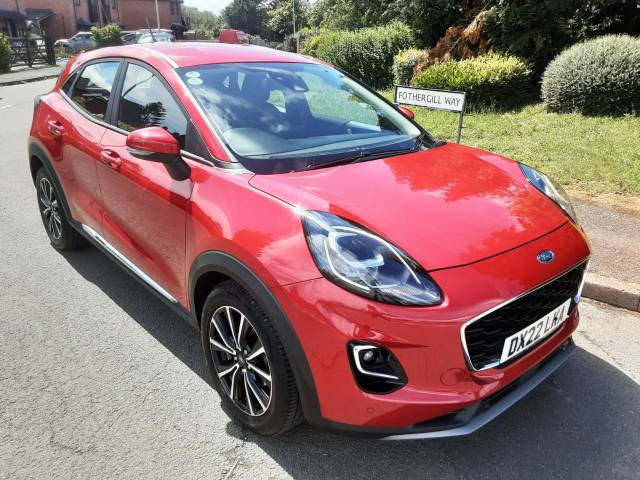Ford Puma 1.0 EcoBoost Hybrid mHEV Titanium 5dr Hatchback Petrol Red