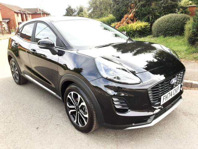 Ford Puma 1.0 EcoBoost Hybrid mHEV Titanium 5dr Hatchback Petrol Black