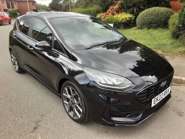 Ford Fiesta 1.0 EcoBoost Hybrid mHEV 125 ST-Line 5dr Hatchback Petrol Black