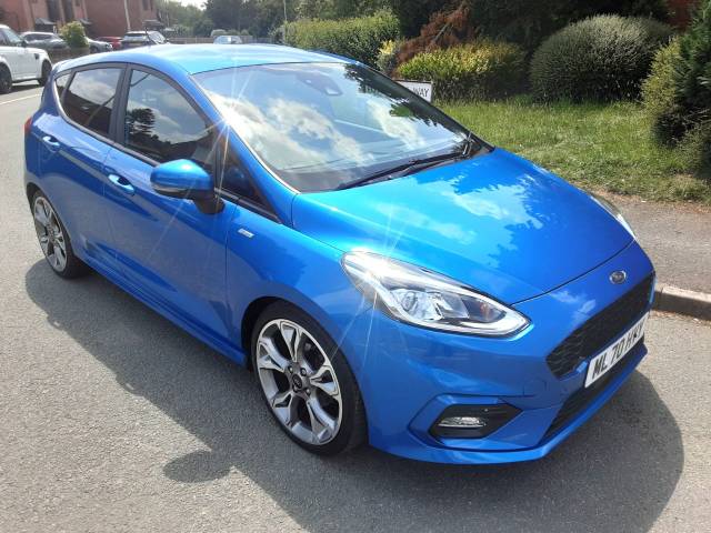 Ford Fiesta 1.0 EcoBoost Hybrid mHEV 155 ST-Line X Edition 5dr Hatchback Petrol Blue